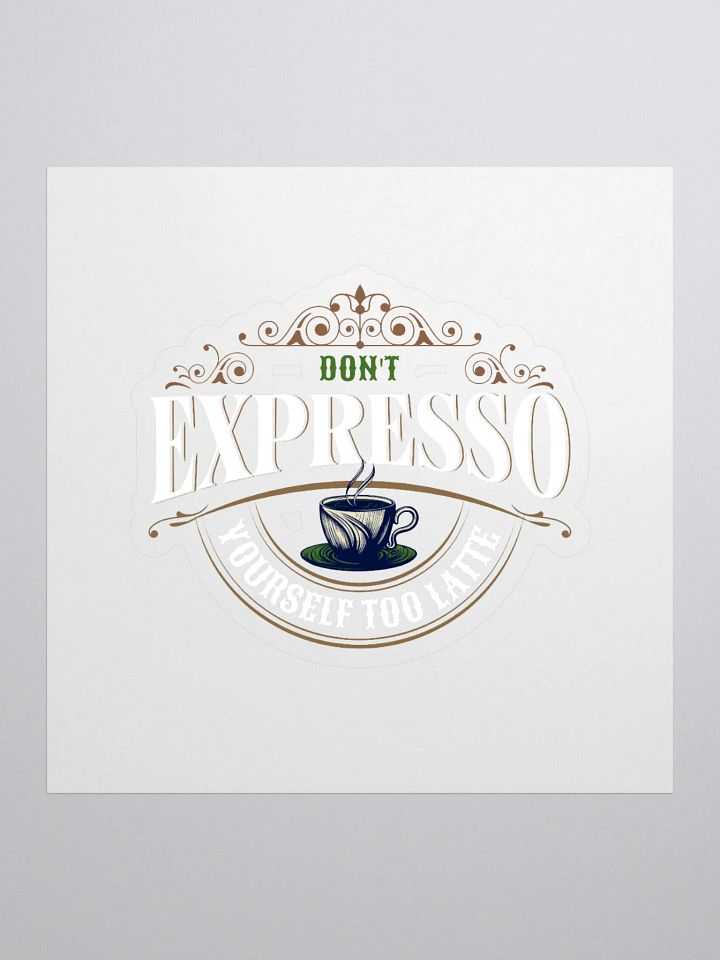 Vintage Expresso Cafe Stickers product image (1)