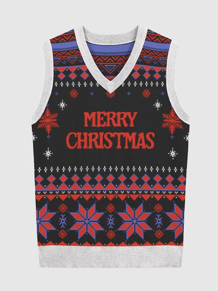 Festive V-Neck Christmas Vest product image (1)