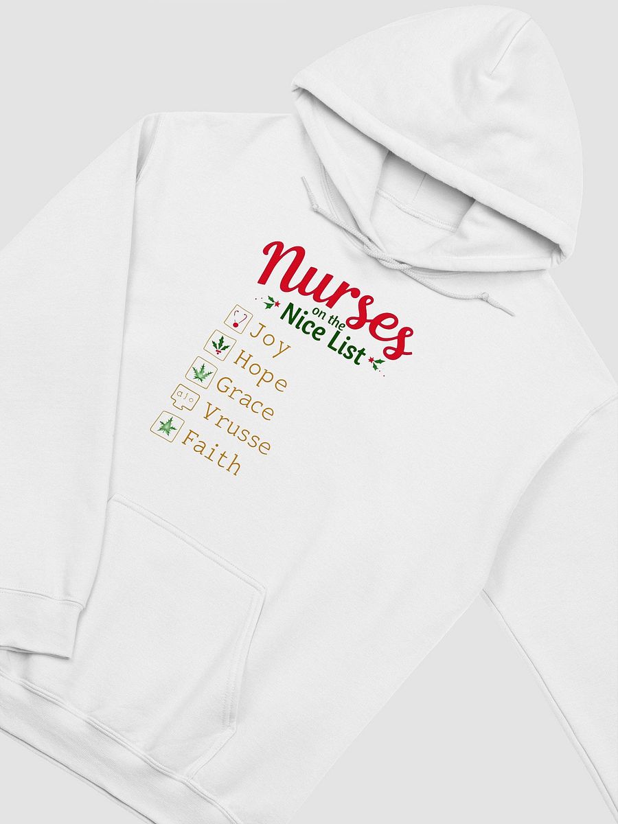 Nurses on the Nice List Festive Hoodie product image (18)