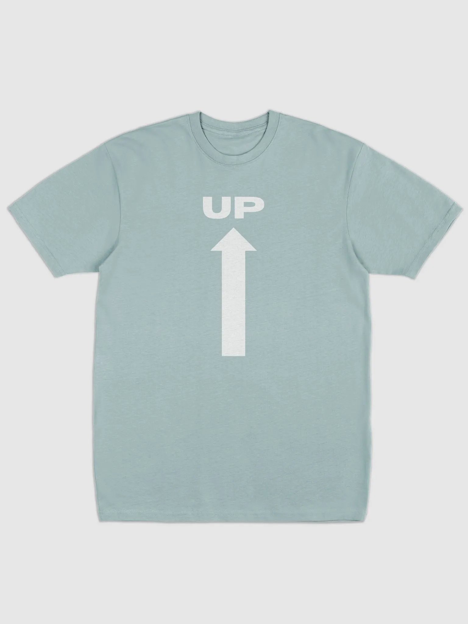 This Way Up: (white arrow) Unisex Tee product image (3)