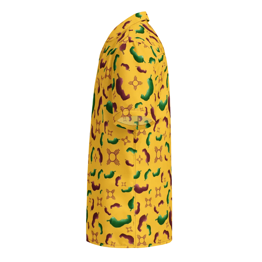 New Mexico Red & Green chile Zia Hawaiian Shirt product image (7)