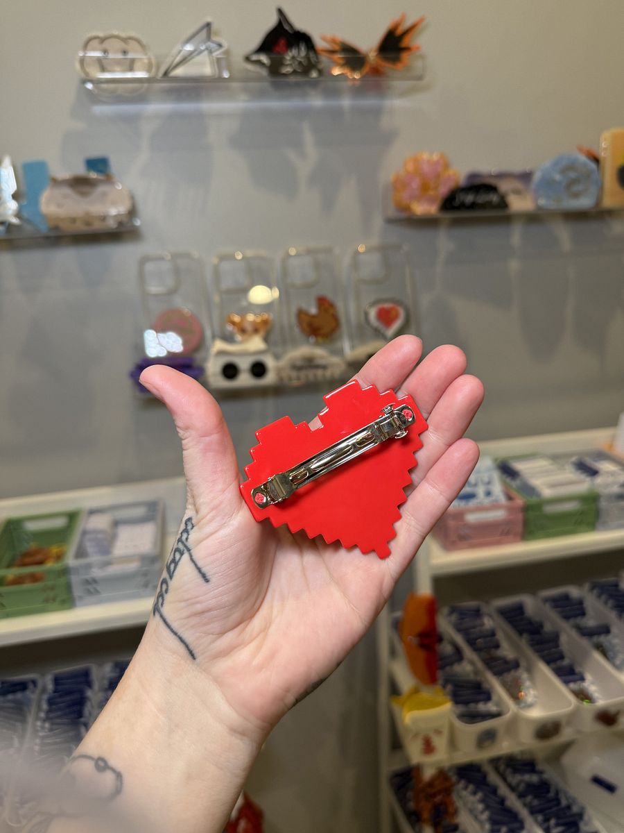 Pixel Heart Flat Clip product image (2)