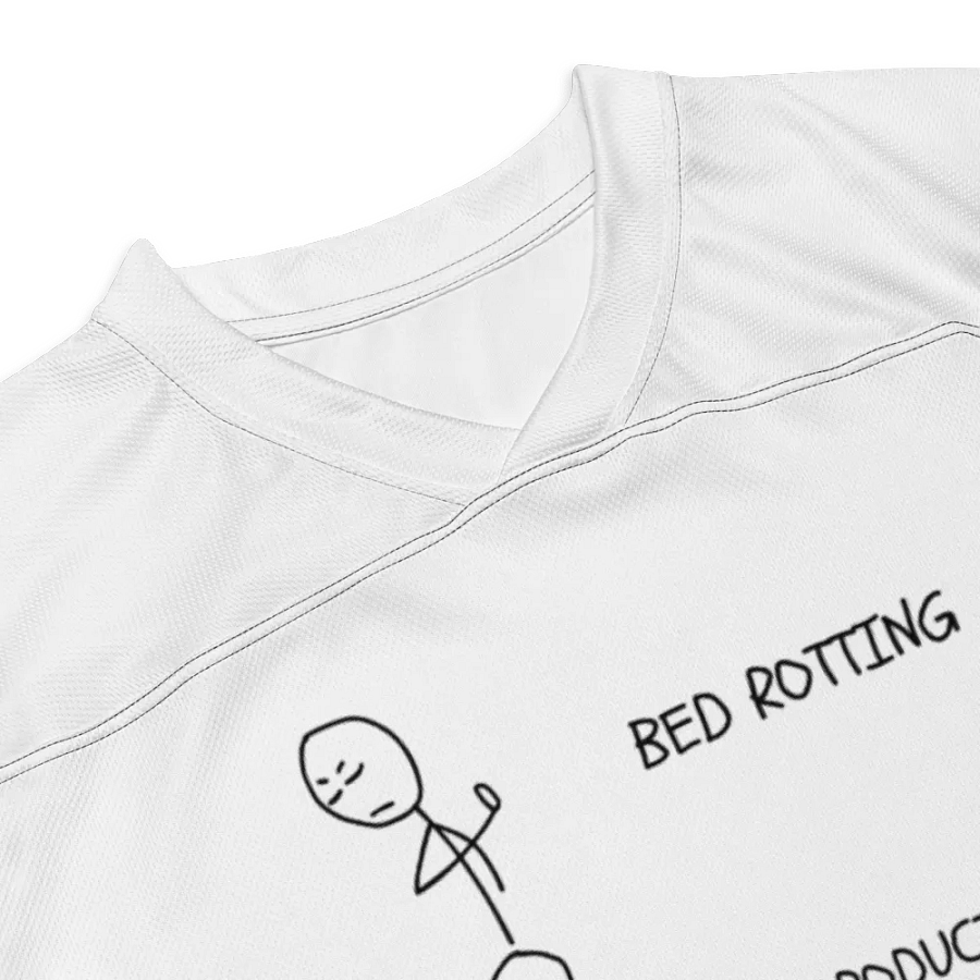 Bed Rotting vs Be Productive Hockey Fan Jersey product image (3)
