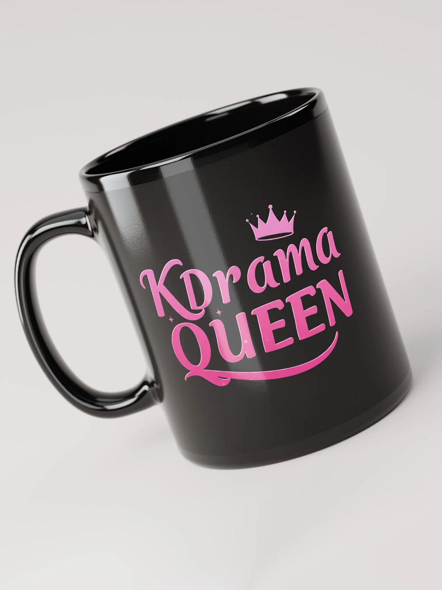 KDrama QUEEN Black Glossy Mug product image (5)