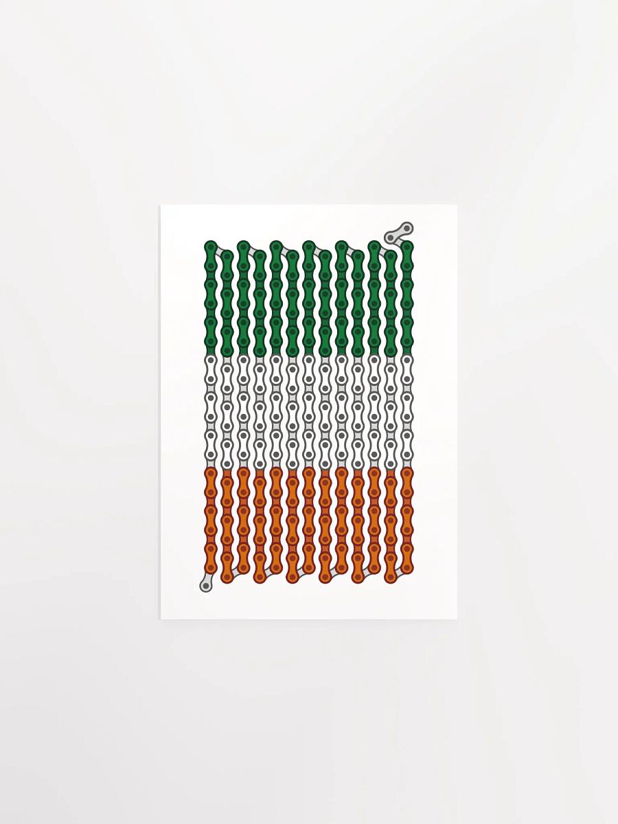 Ireland Bike Chain Flag Poster product image (2)