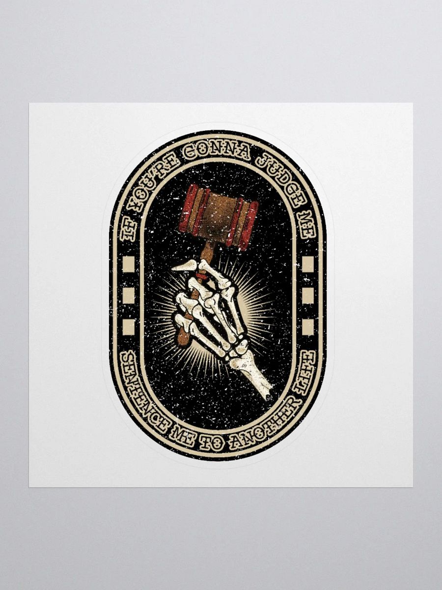 it's not a war, it's not a rapture - die cut sticker product image (1)