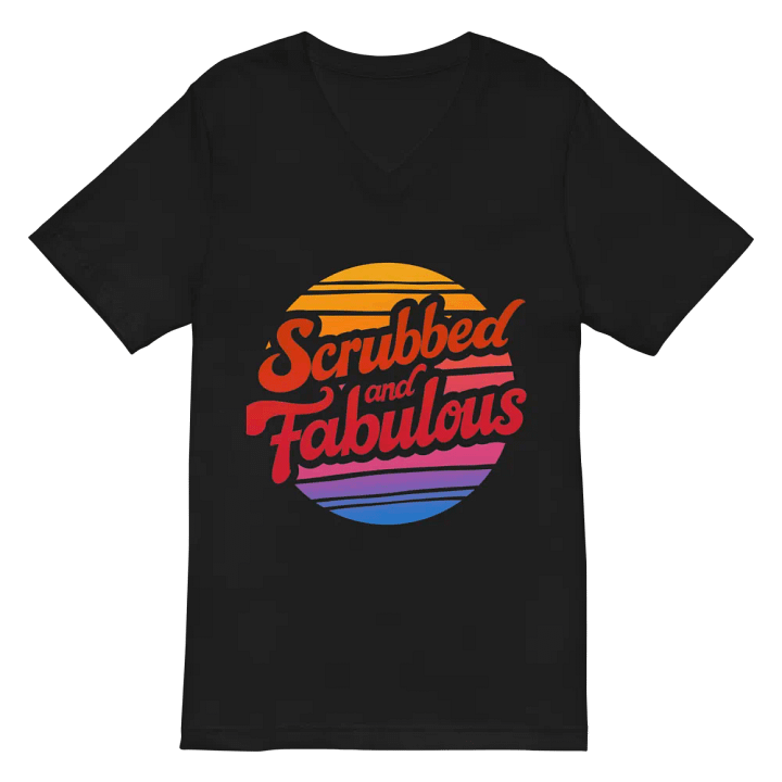 Sunset Scrubbed V-Neck Tee product image (3)