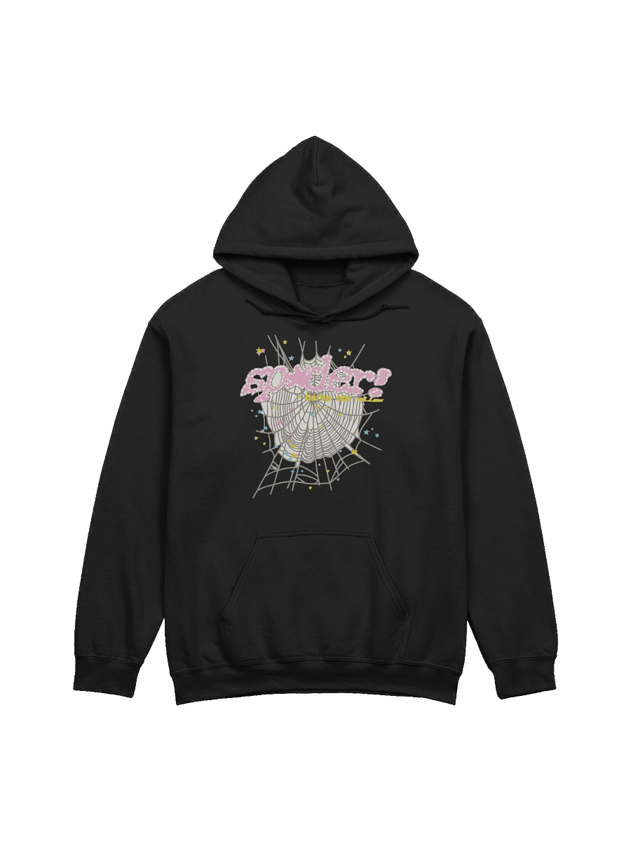 Sp5der P*nk Hoodie ‘Black’ product image (1)