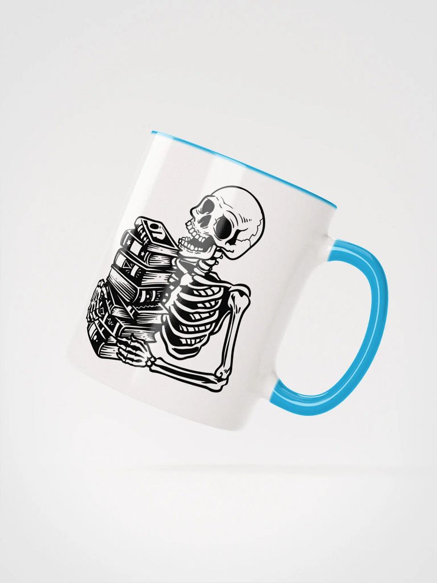 Skull Bookish Ceramic Mug product image (2)