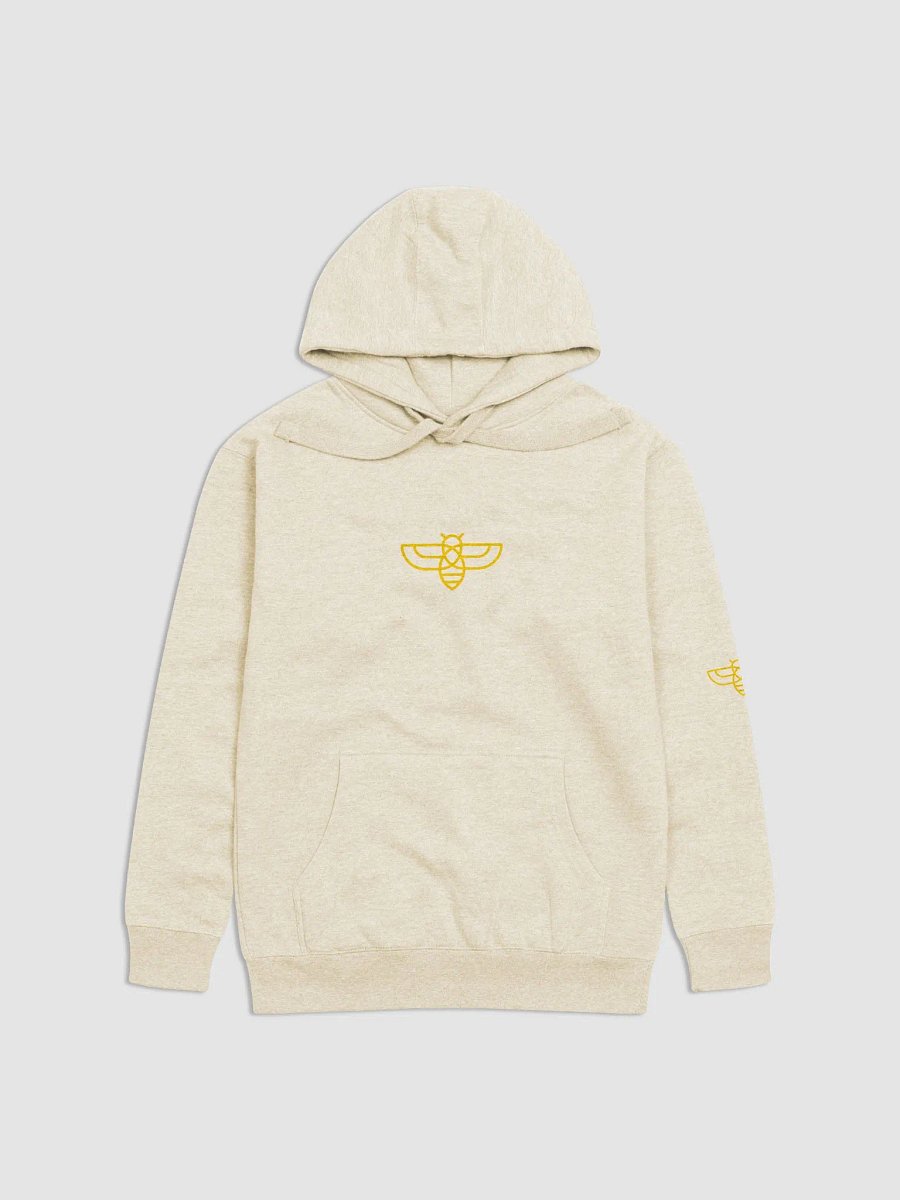 Light color Long Lived Coins LLC, Logo Bee Hoodie product image (1)