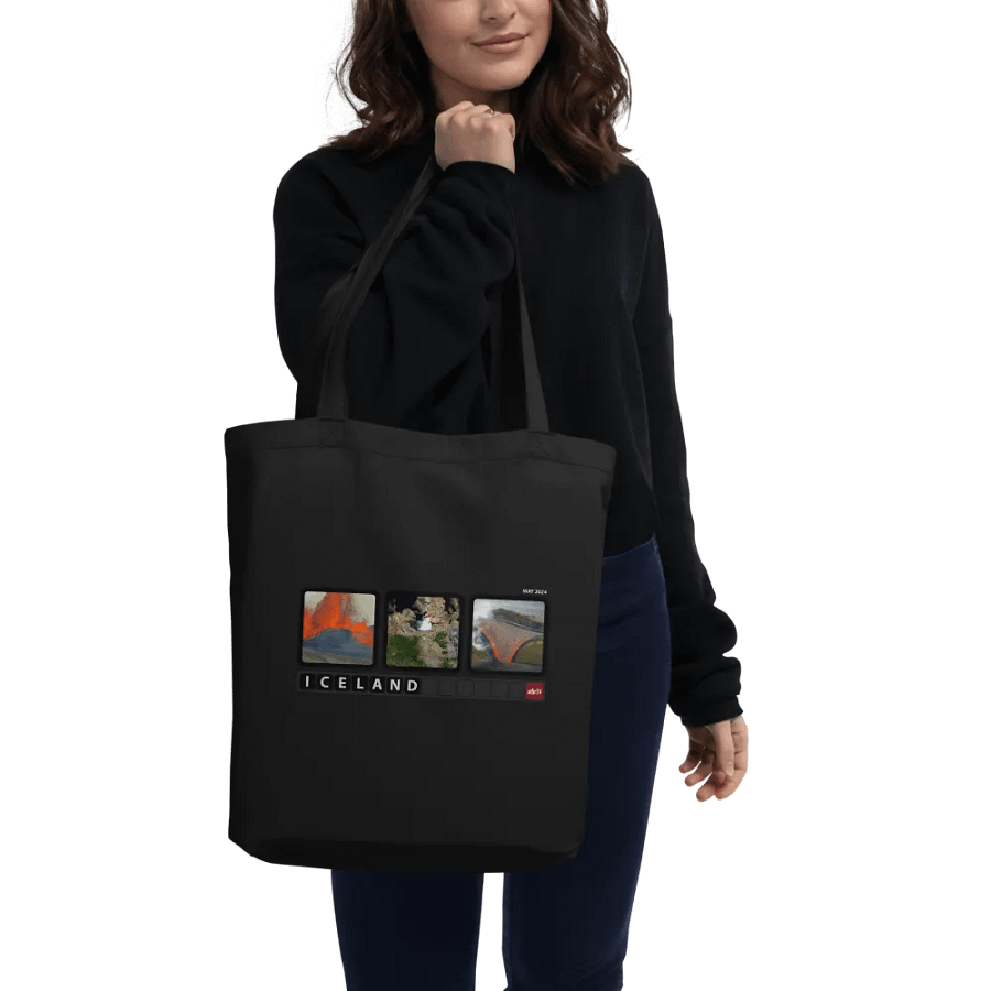 Iceland Volcano Tote Bag product image (2)