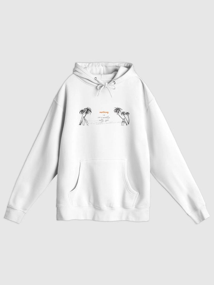 "Nothing Is Impossible" Palm Hoodie product image (1)