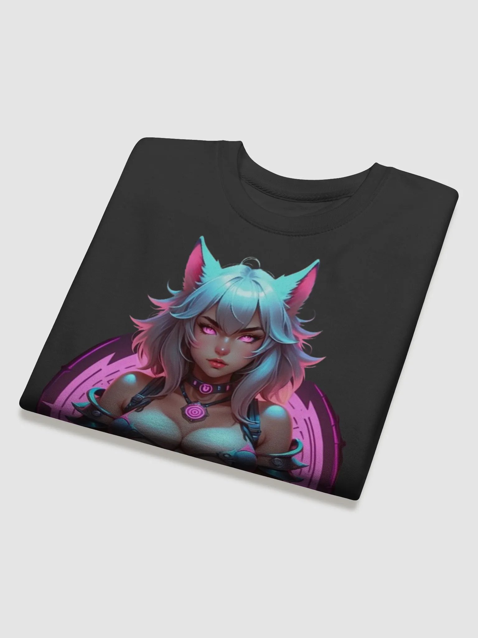 Futuristic Feline Fantasy Premium Sweatshirt product image (4)
