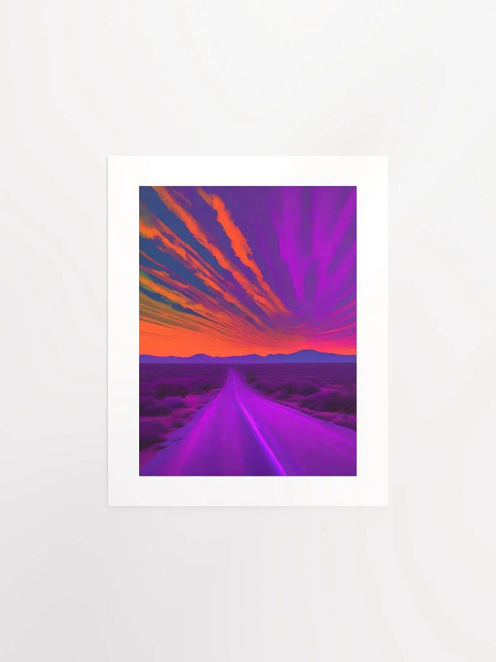 Black Light Sunset - Print product image (1)