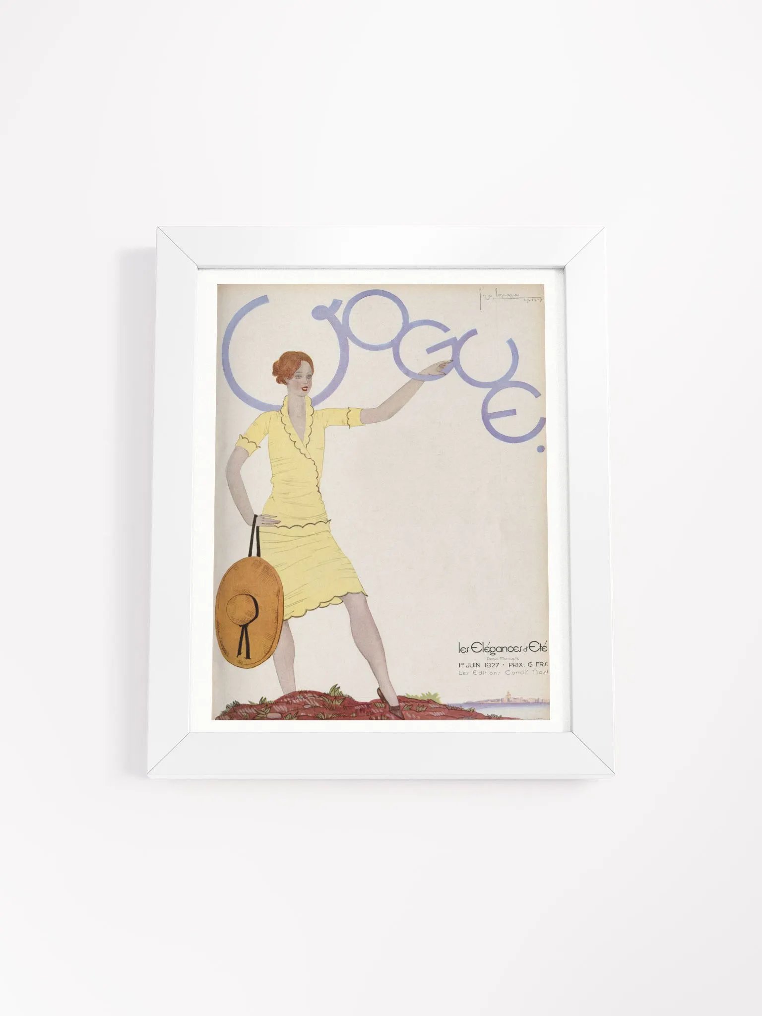 Vintage French Vogue Cover May, 1927 by Georges Lepape product image (17)