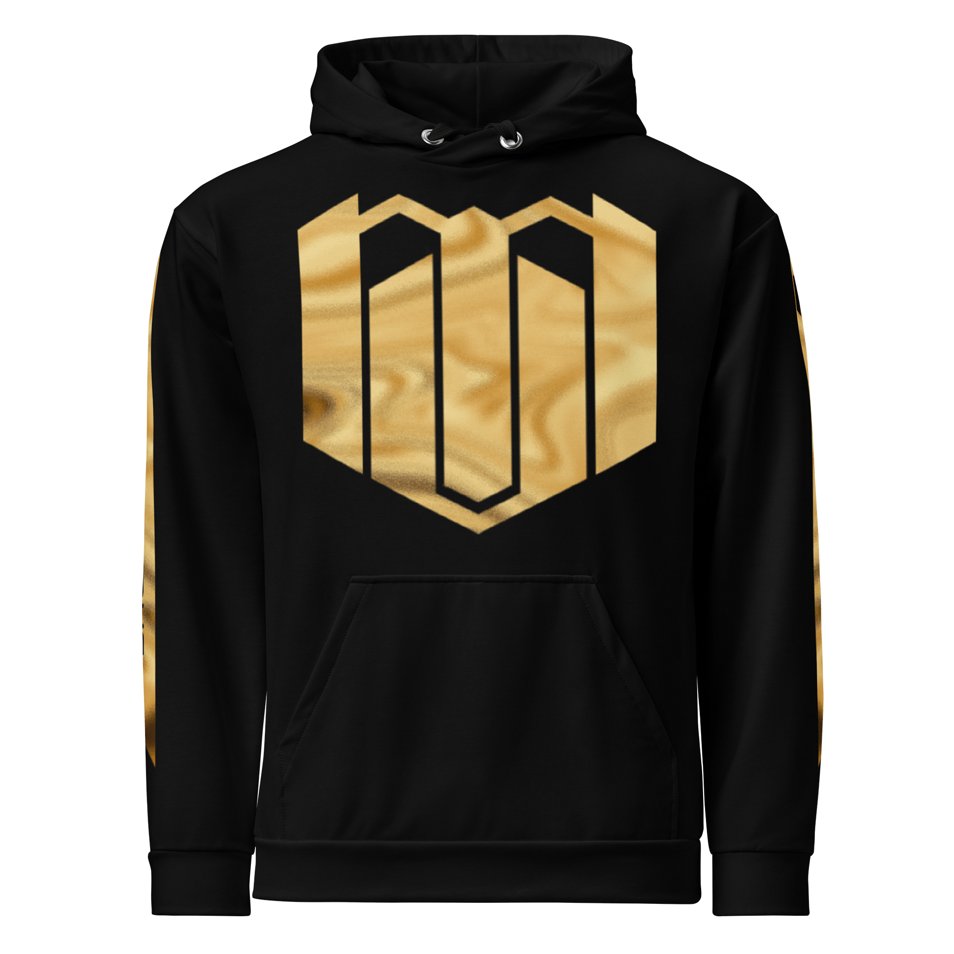 Mercurial Virus Gold Shimmer Black Hoodie product image (1)