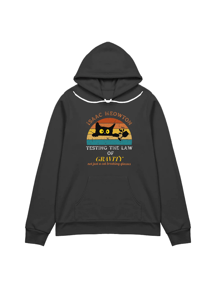 Isaac Meowton Cat Lover Hoodie product image (1)