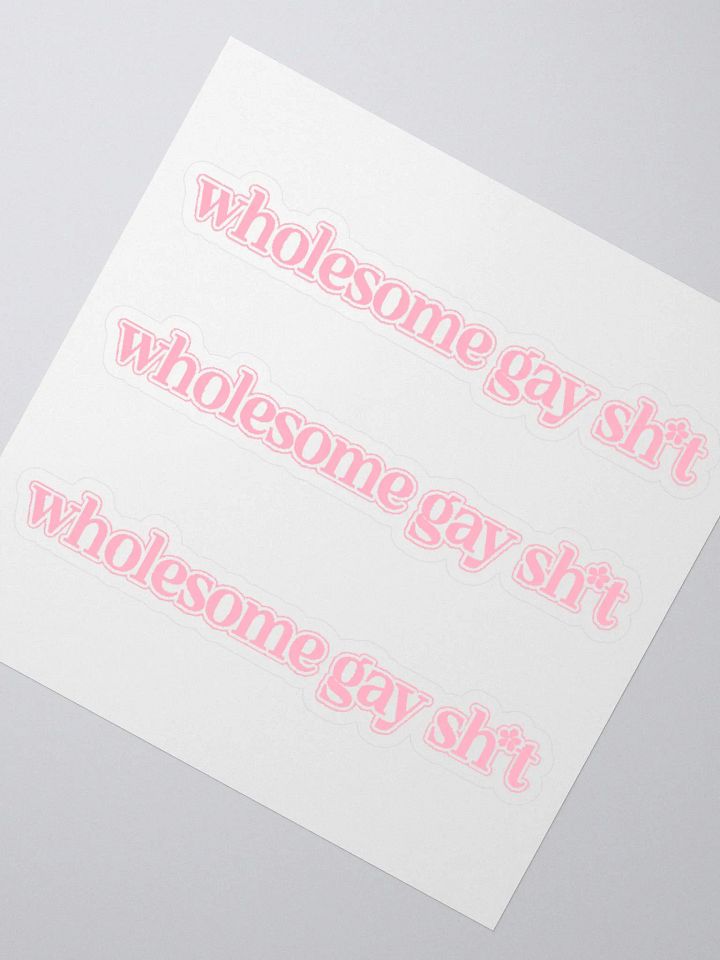 Wholesome Gay Stickers product image (2)
