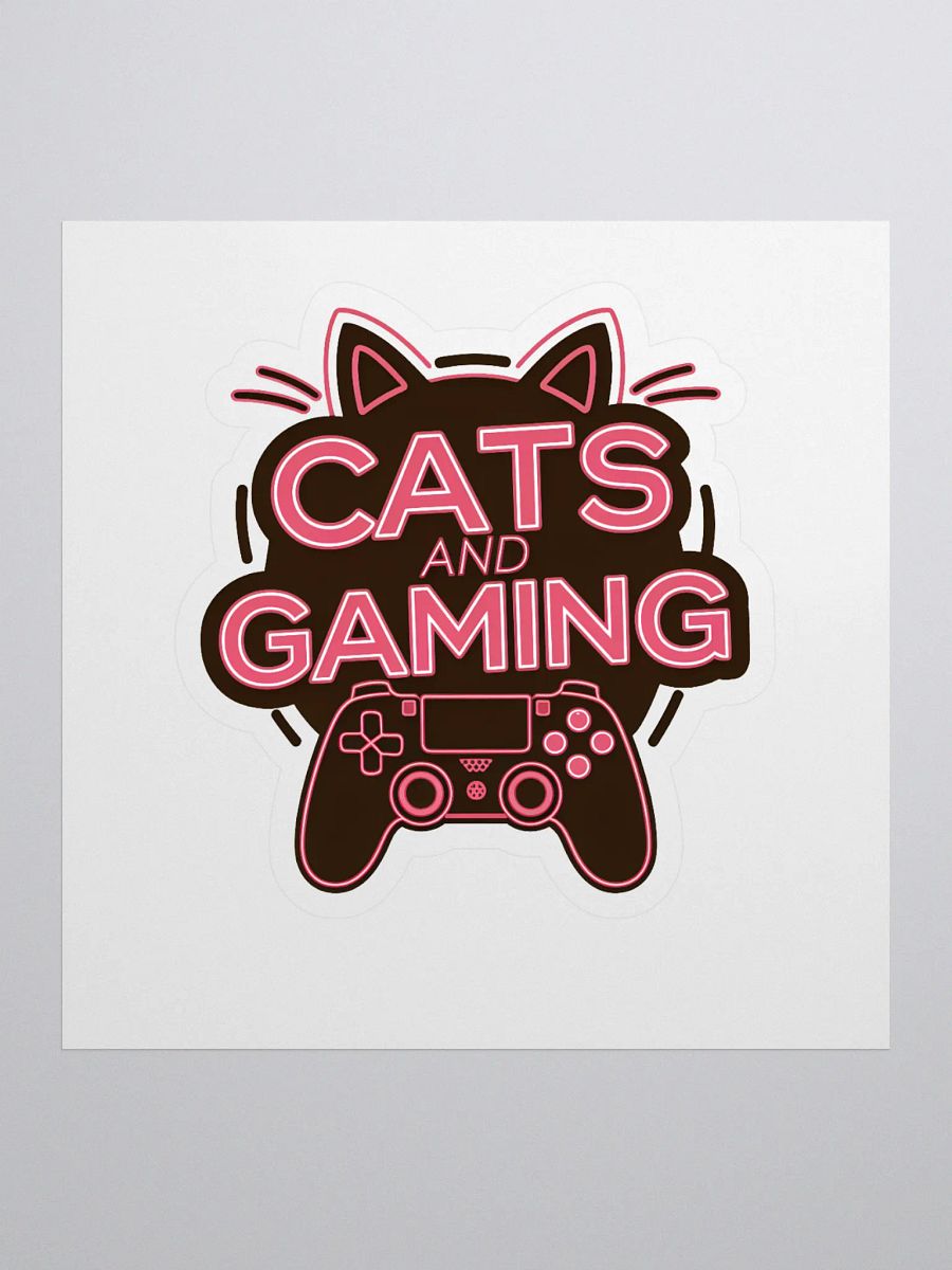 Meowtastic Gaming Cat Stickers product image (1)