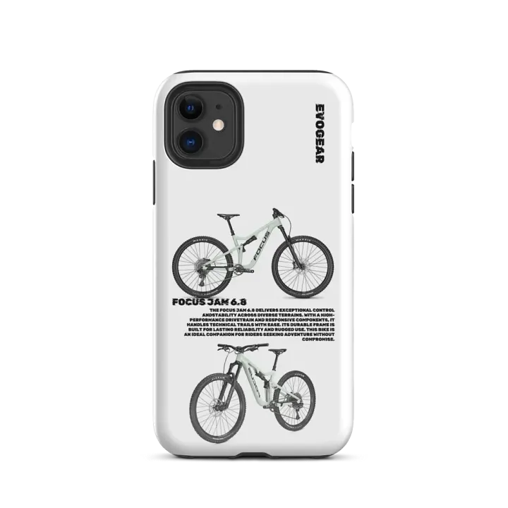 White Jam 6.8 iPhone Case product image (2)