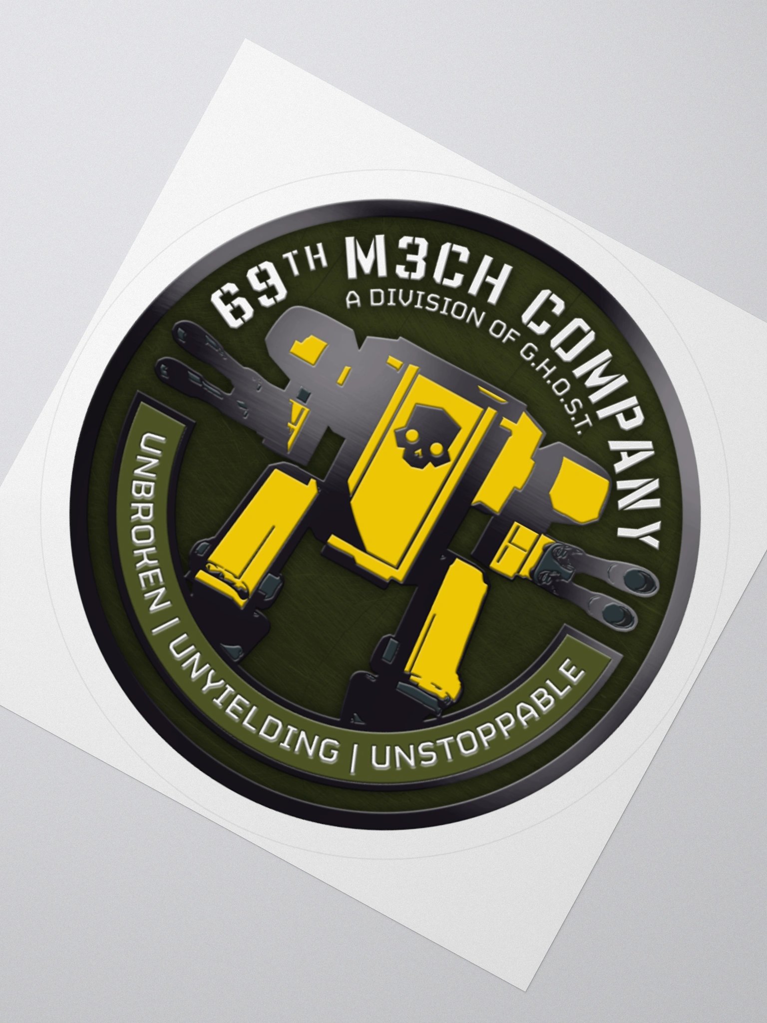 69th M3CH Company Metallic Sticker product image (1)
