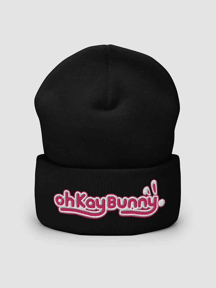 ohKayBunny Embroidered Cuffed Beanie product image (1)