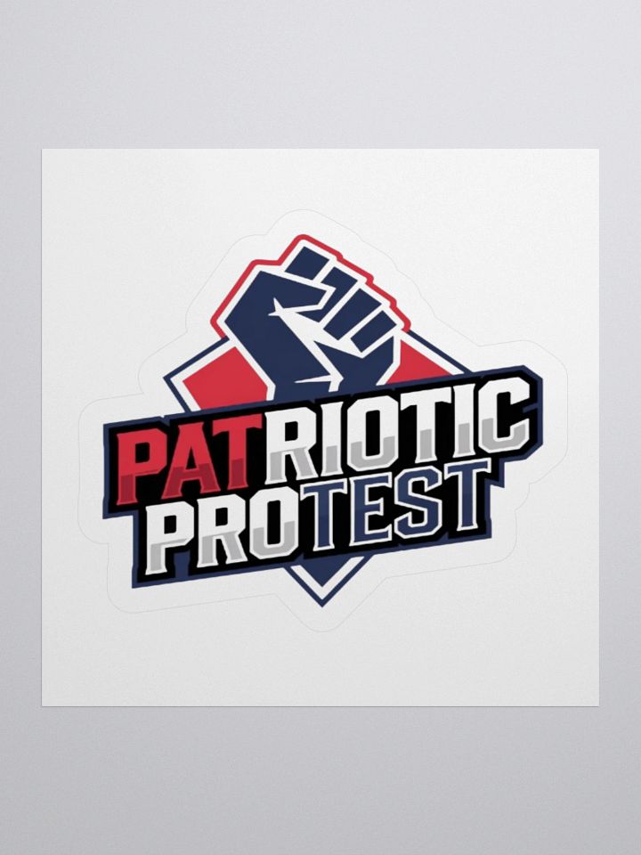 Patriotic Protest Kisscut Sticker - Raised Fist Design, Multiple Sizes Available product image (2)