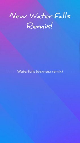 New Waterfalls remix out now - SoundCloud link in bio.
Can we get an official release?! @jameshype