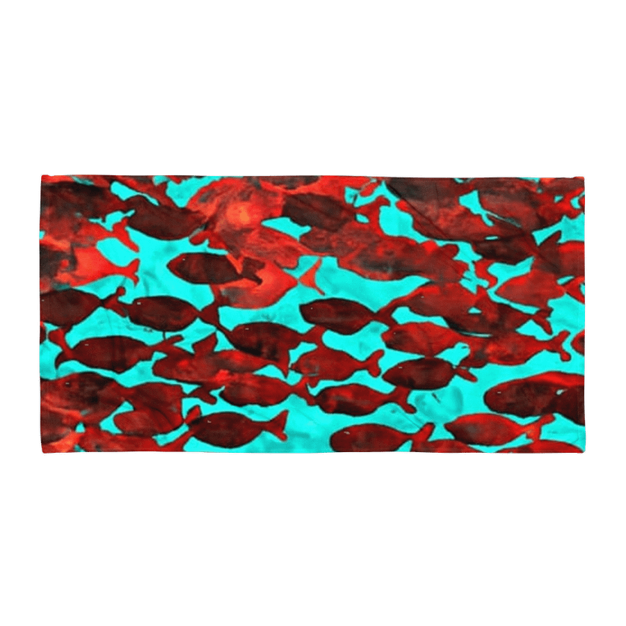 RED FISH Sublimated Towel product image (1)
