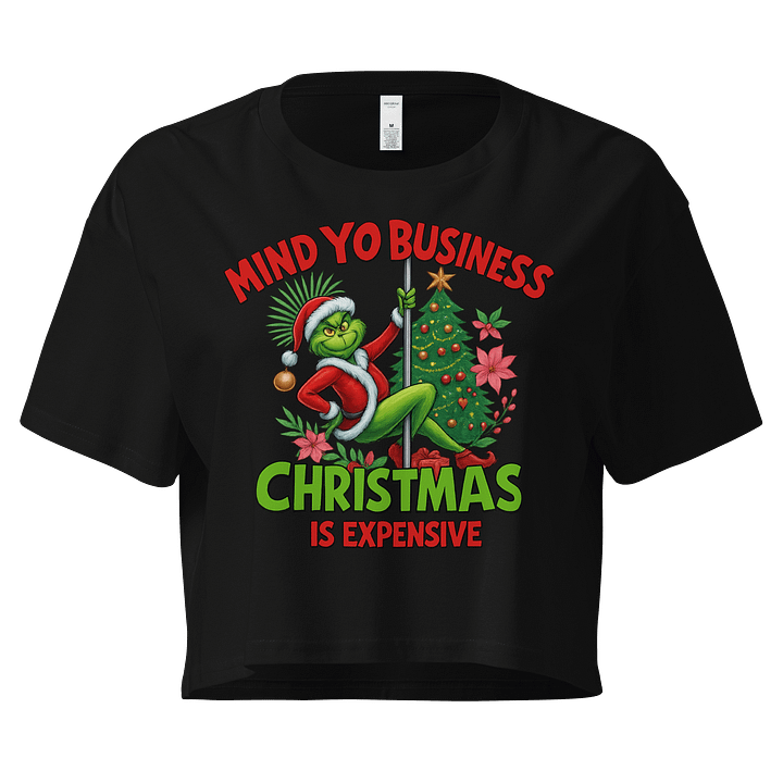 Grinchy Christmas Crop Top product image (1)