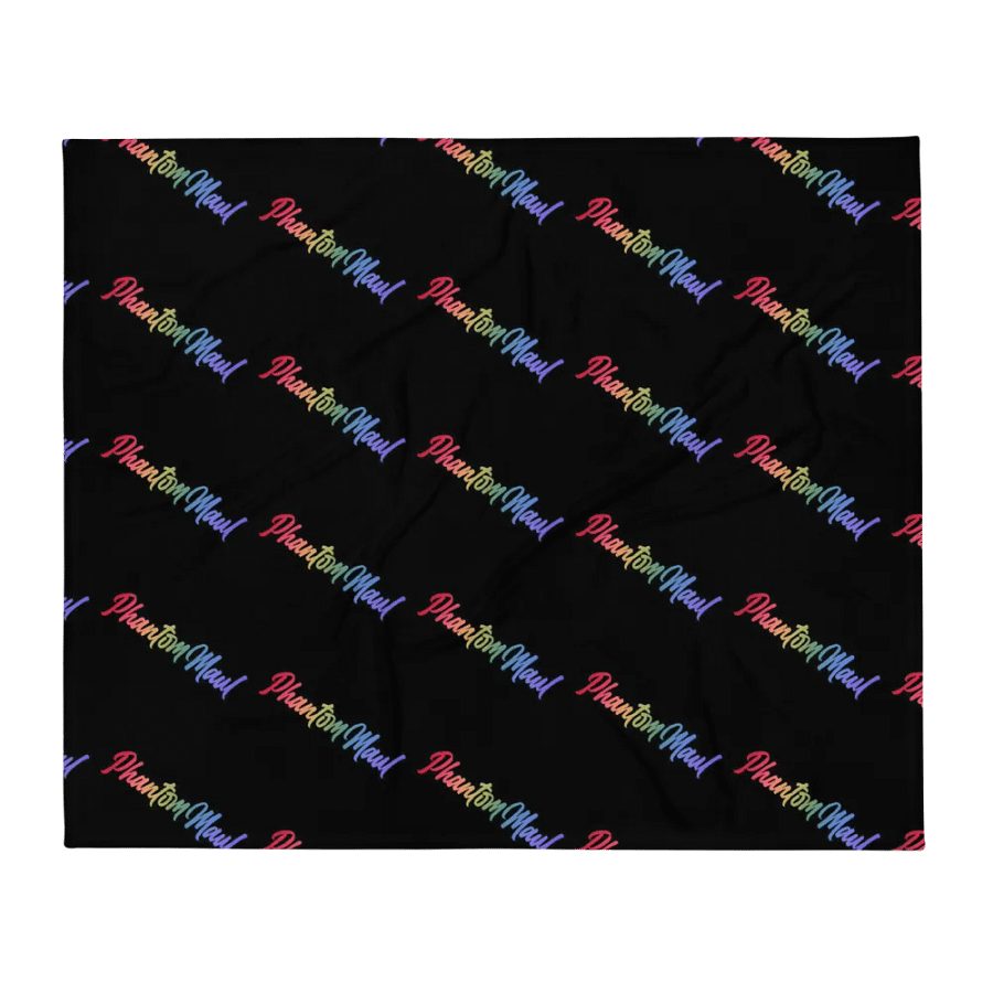 'PhantomMaul' Rainbow Throw Blanket product image (1)