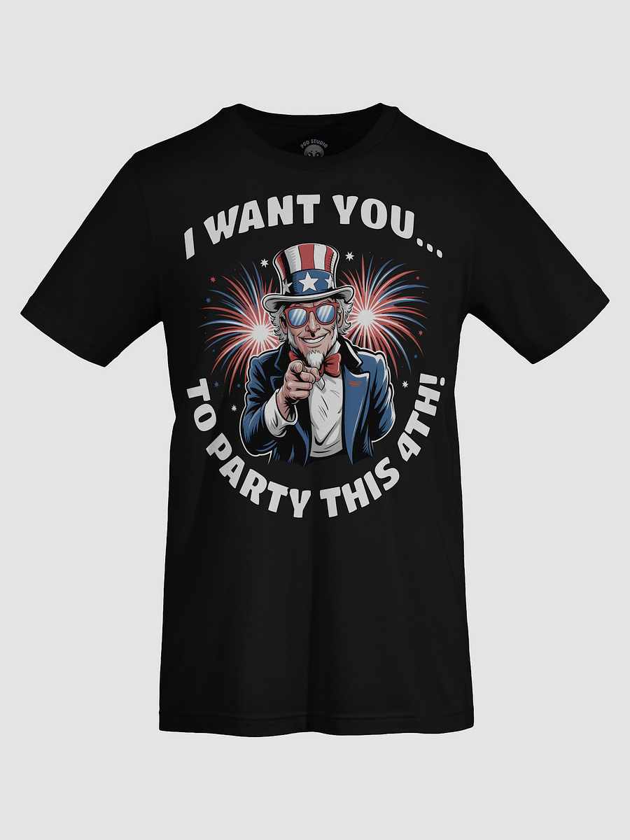 Uncle Sam Party Vibes – 4th of July Edition T-Shirt product image (7)