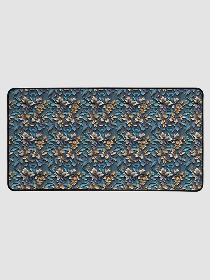 Desk Mat (15.5x31.5 inches) - Sculpted Floral Pattern product image (1)