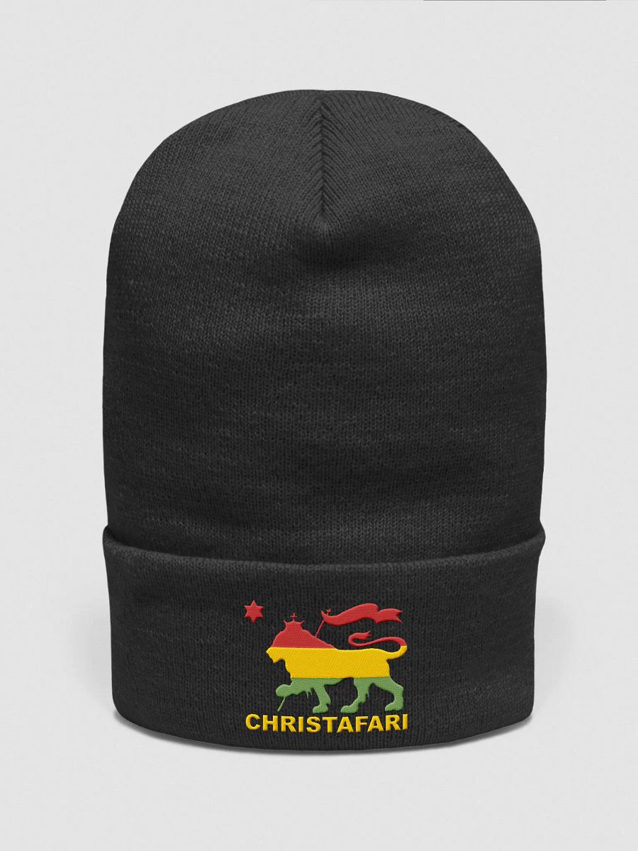 Lion of Zion Embroidered Beanie product image (3)