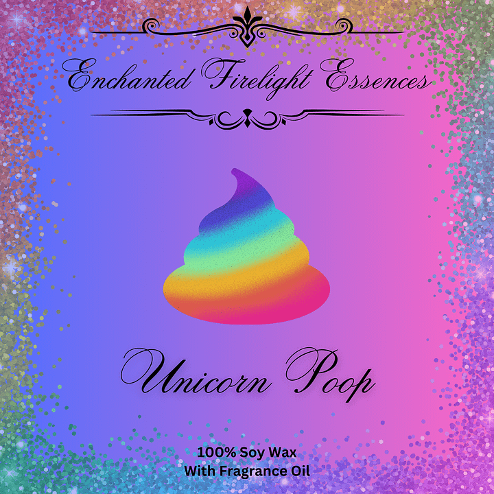 Unicorn Poop Candle 7oz product image (2)