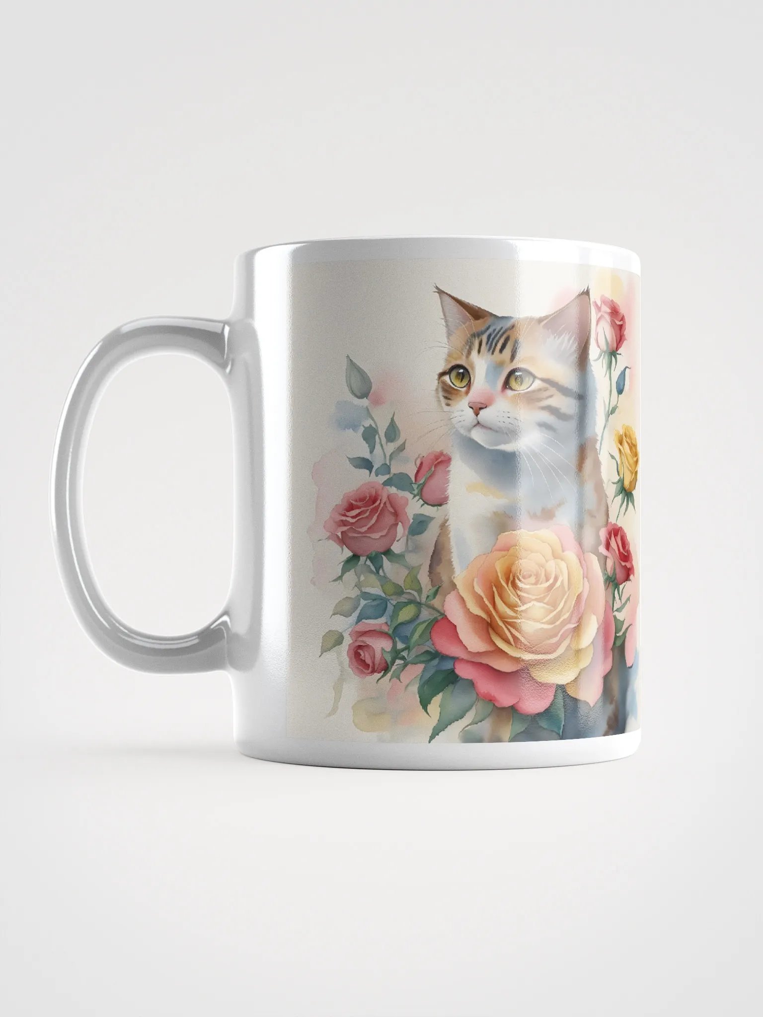 Symmetrical Feline Blooms Mug product image (12)