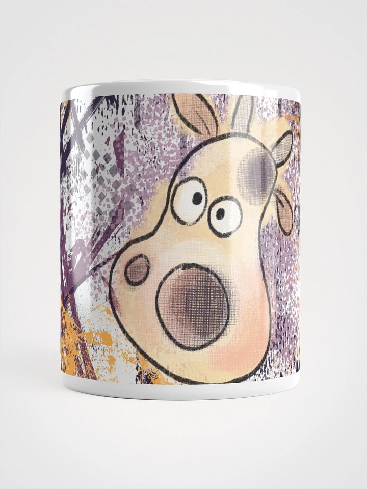 Surprised Cow Hand Drawn Cartoon Mug product image (1)