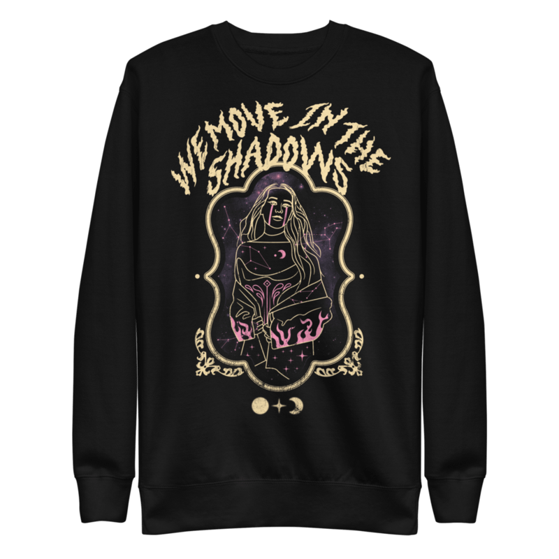 Vintage We Move In The Shadows Crew Neck Sweatshirt product image (4)