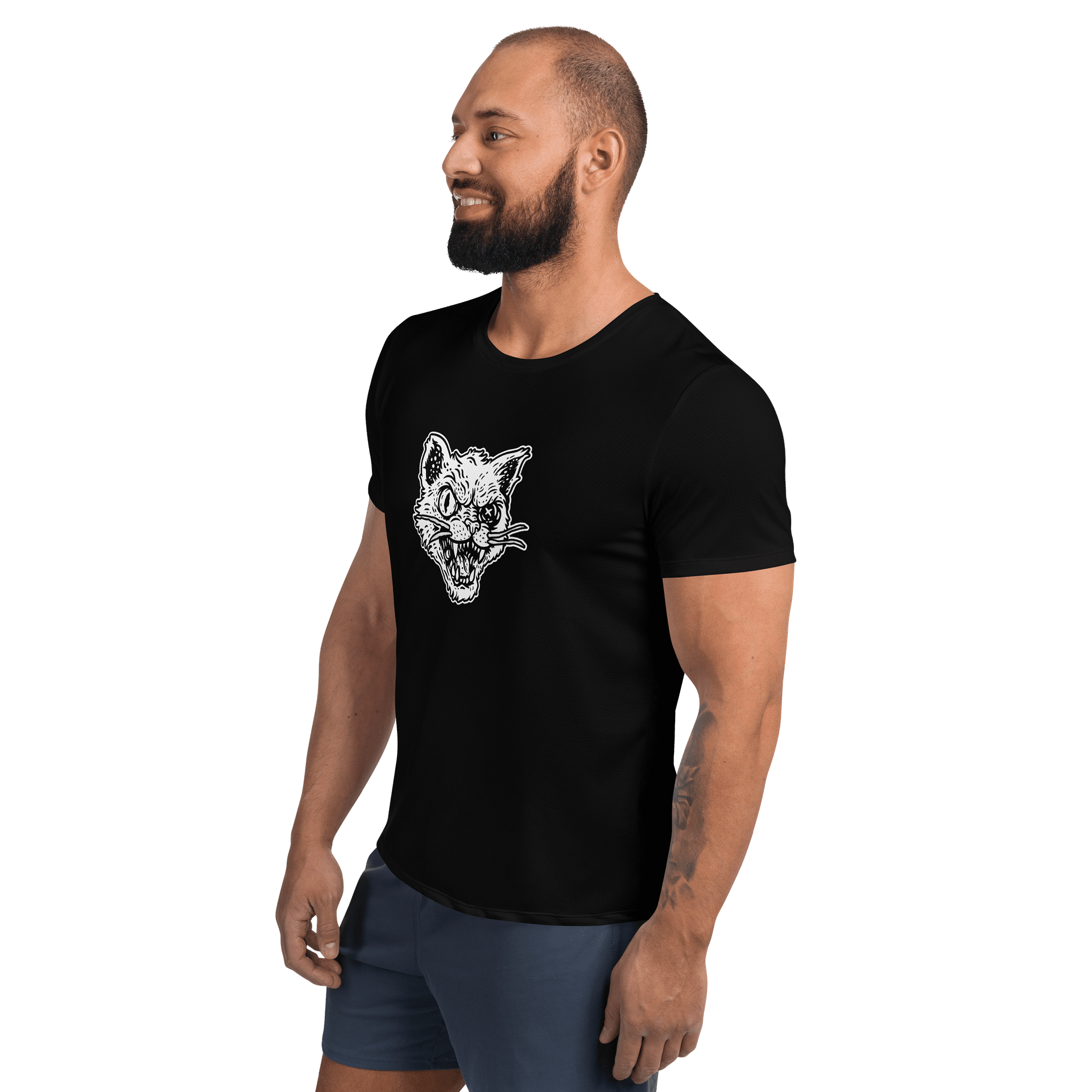 Fear the One-Eyed Cat - Athletic Mesh Tee product image (5)