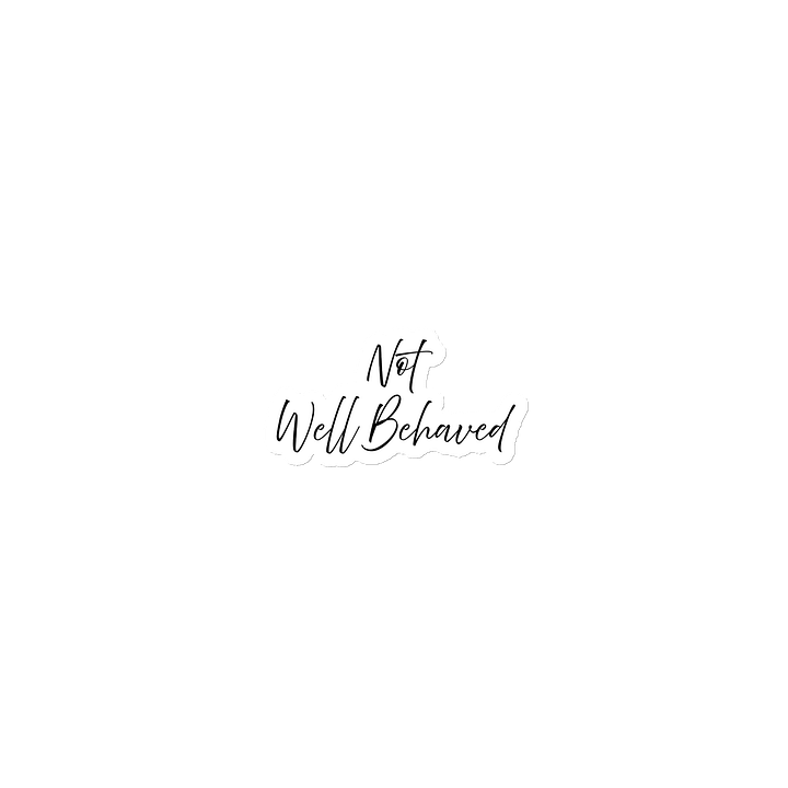 Not Well Behaved - Magnet product image (1)