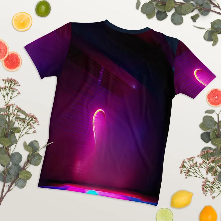 Neon Guitar All Over Print T-shirt product image (8)