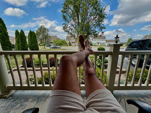 There’s something about sitting on this porch in Pennsylvania that just clears my head. The quiet neighborhood, the open sky ...