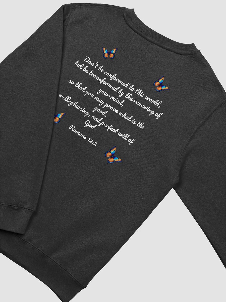 Transformed Butterfly Crewneck (Black) product image (4)