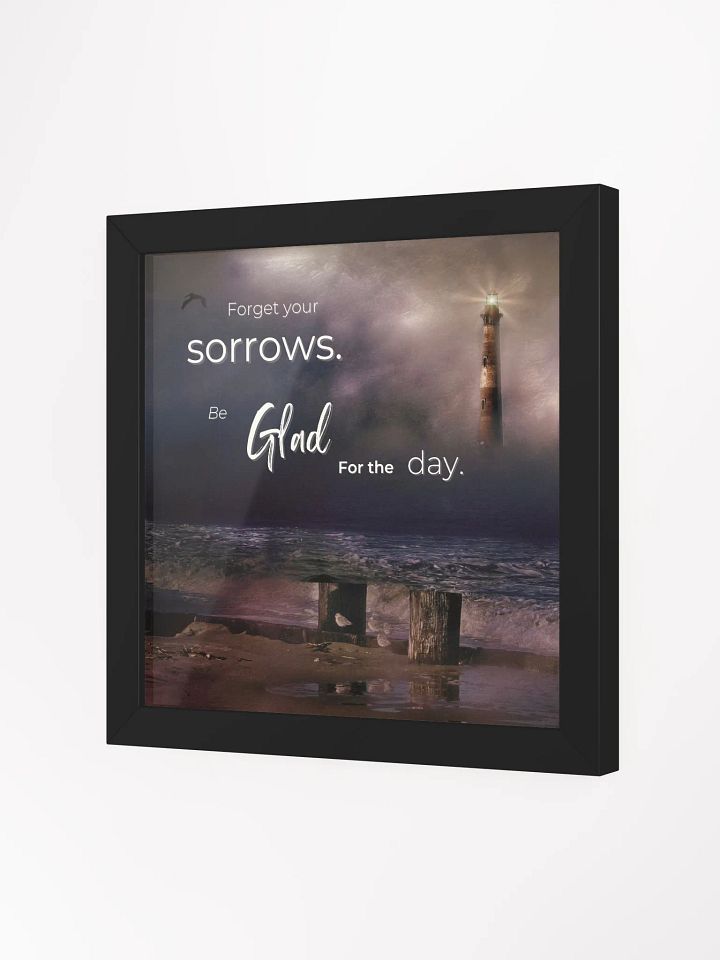 Glad Tidings Lighthouse Framed Print product image (2)