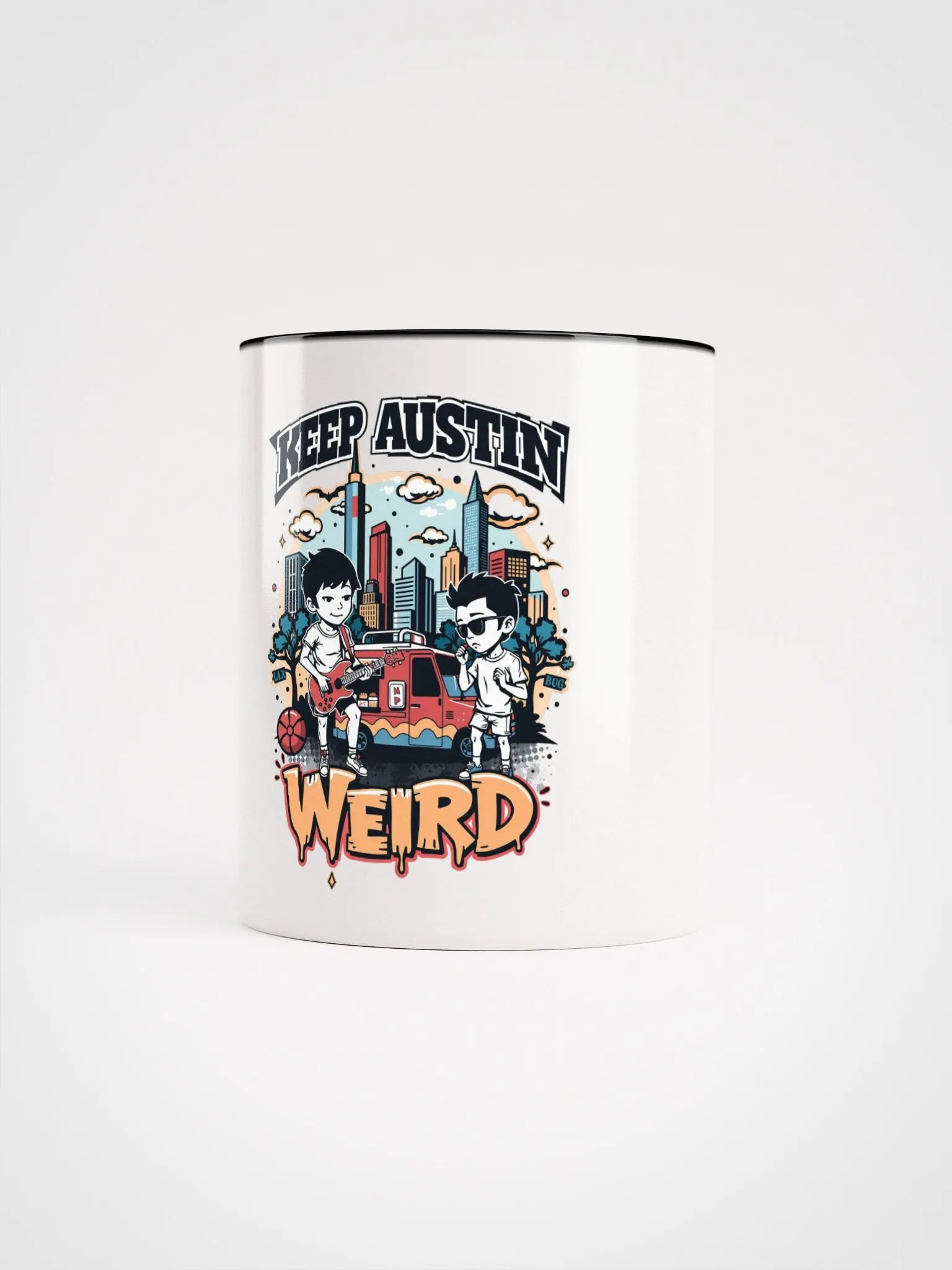 Keep Austin Weird Music Duo Ceramic Mug product image (66)
