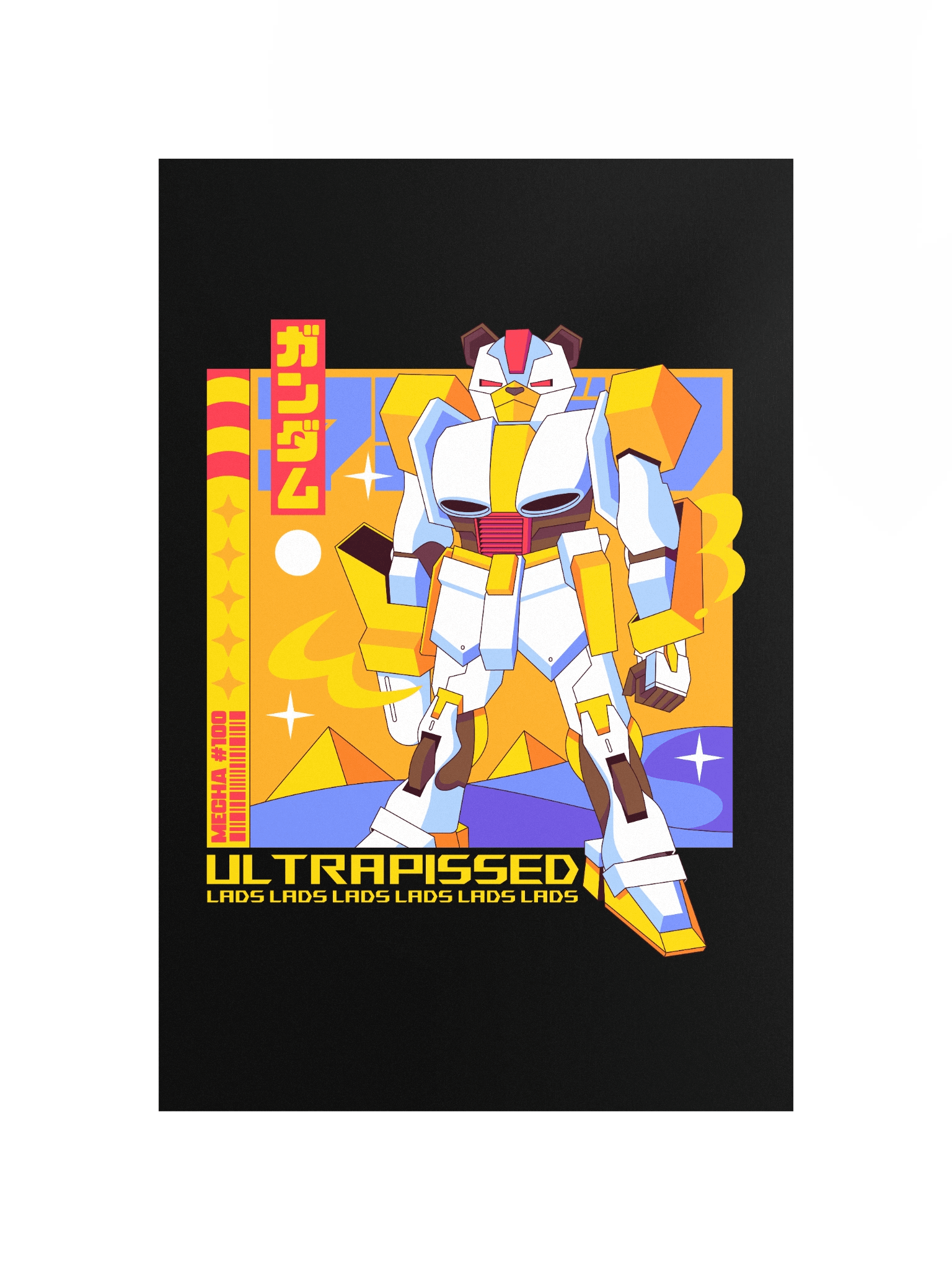 Mecha Bear Paper Poster Print product image (4)
