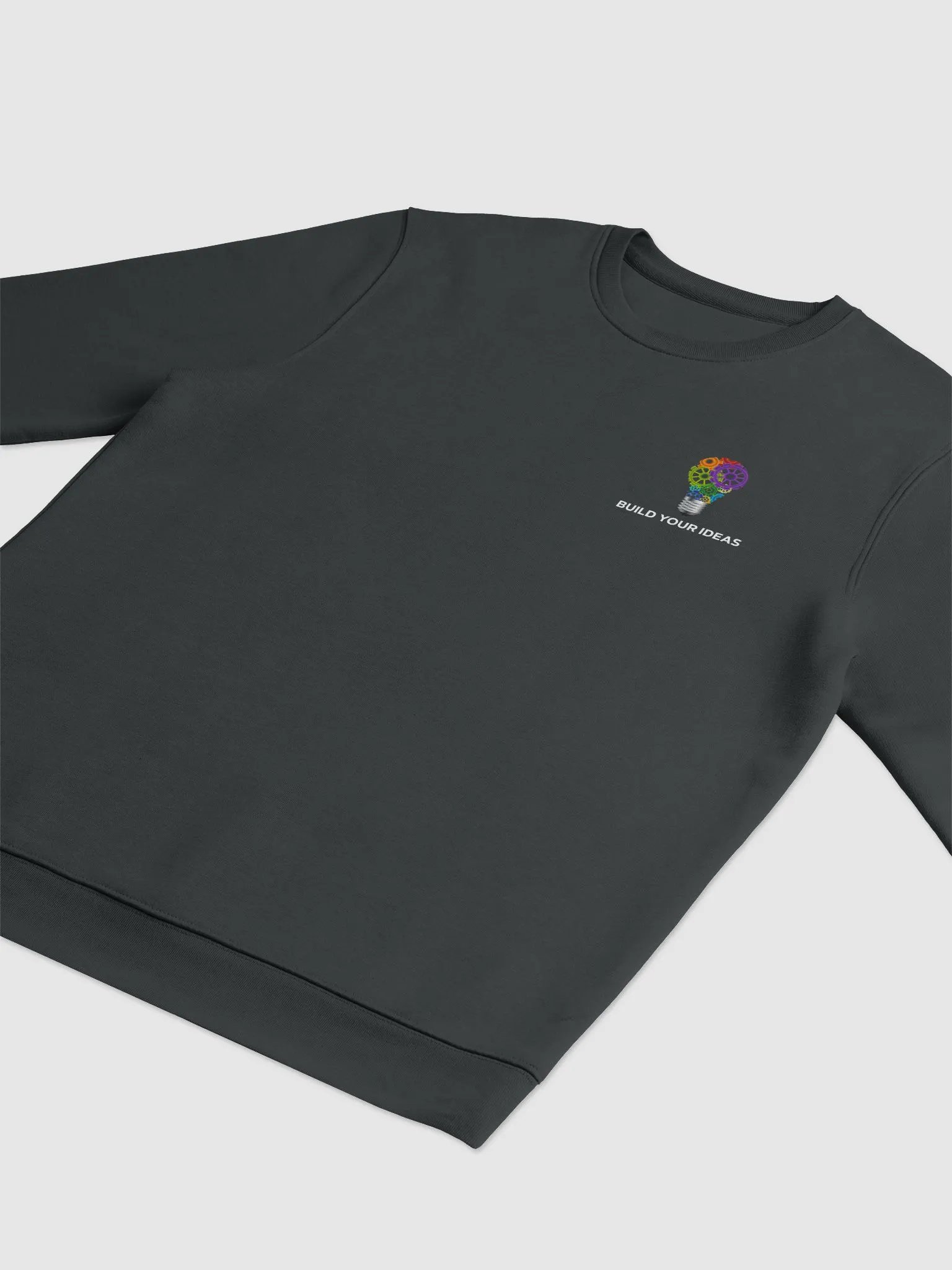 Build Your Ideas Crewneck Sweatshirt Black product image (3)