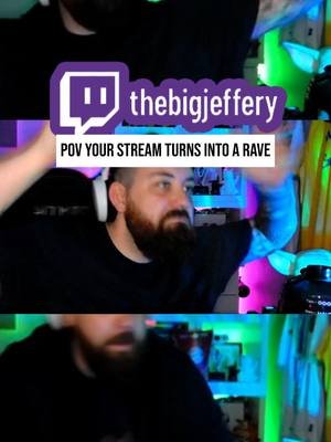 POV - Stream Turns Into A Rave  #fyp #streamer #twitchtok #wiganpier