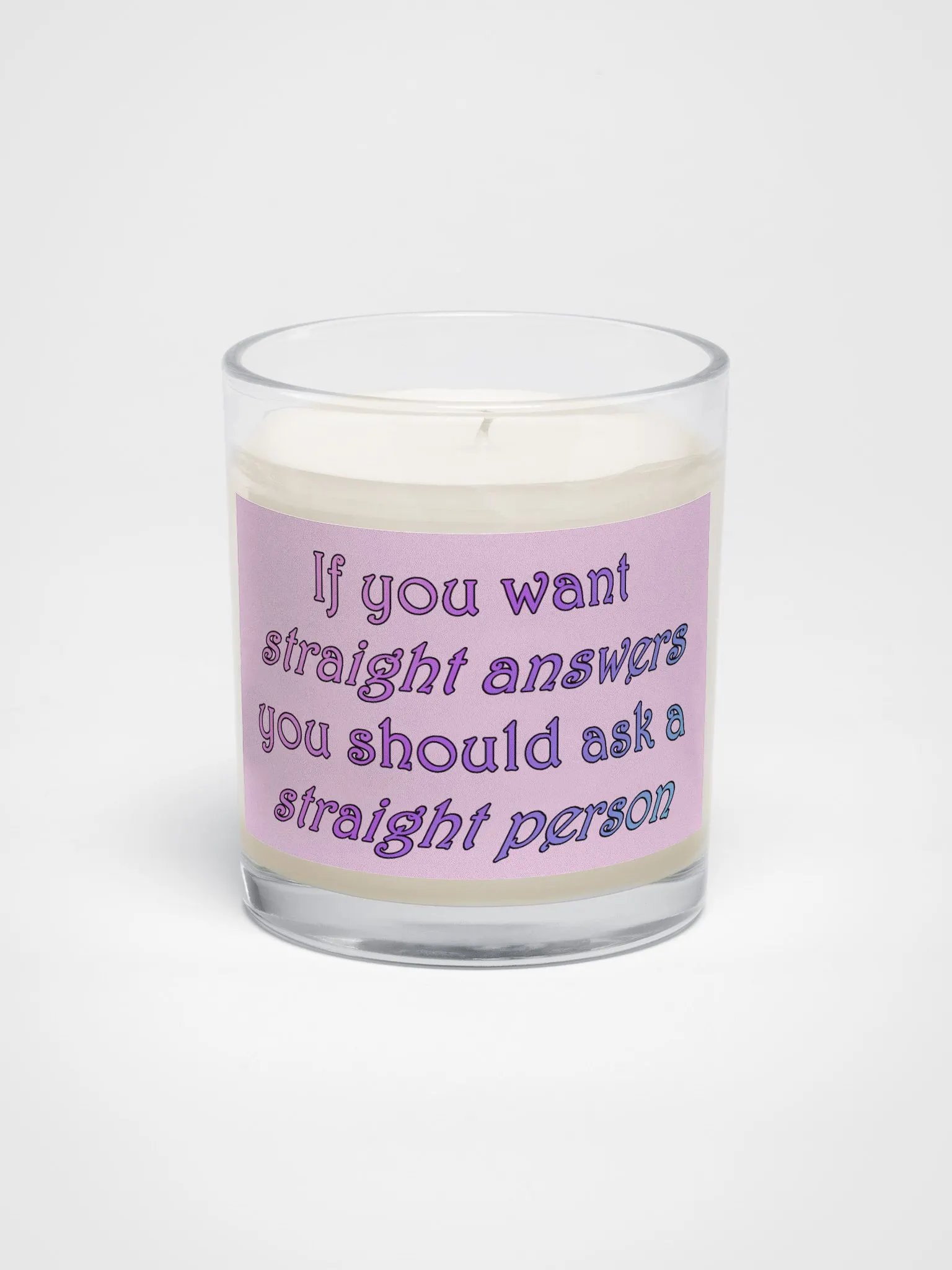 Straight Answers Candle product image (1)