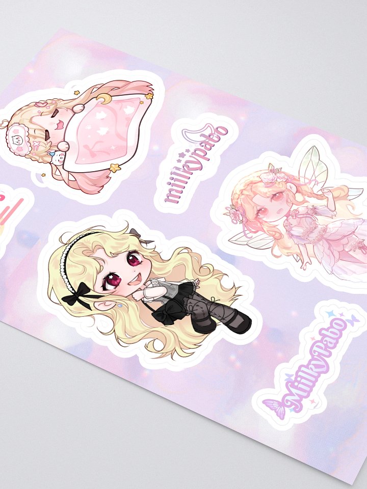 Triple miilkypabo Shake ~ Kiss Cut Sticker Sheet product image (2)